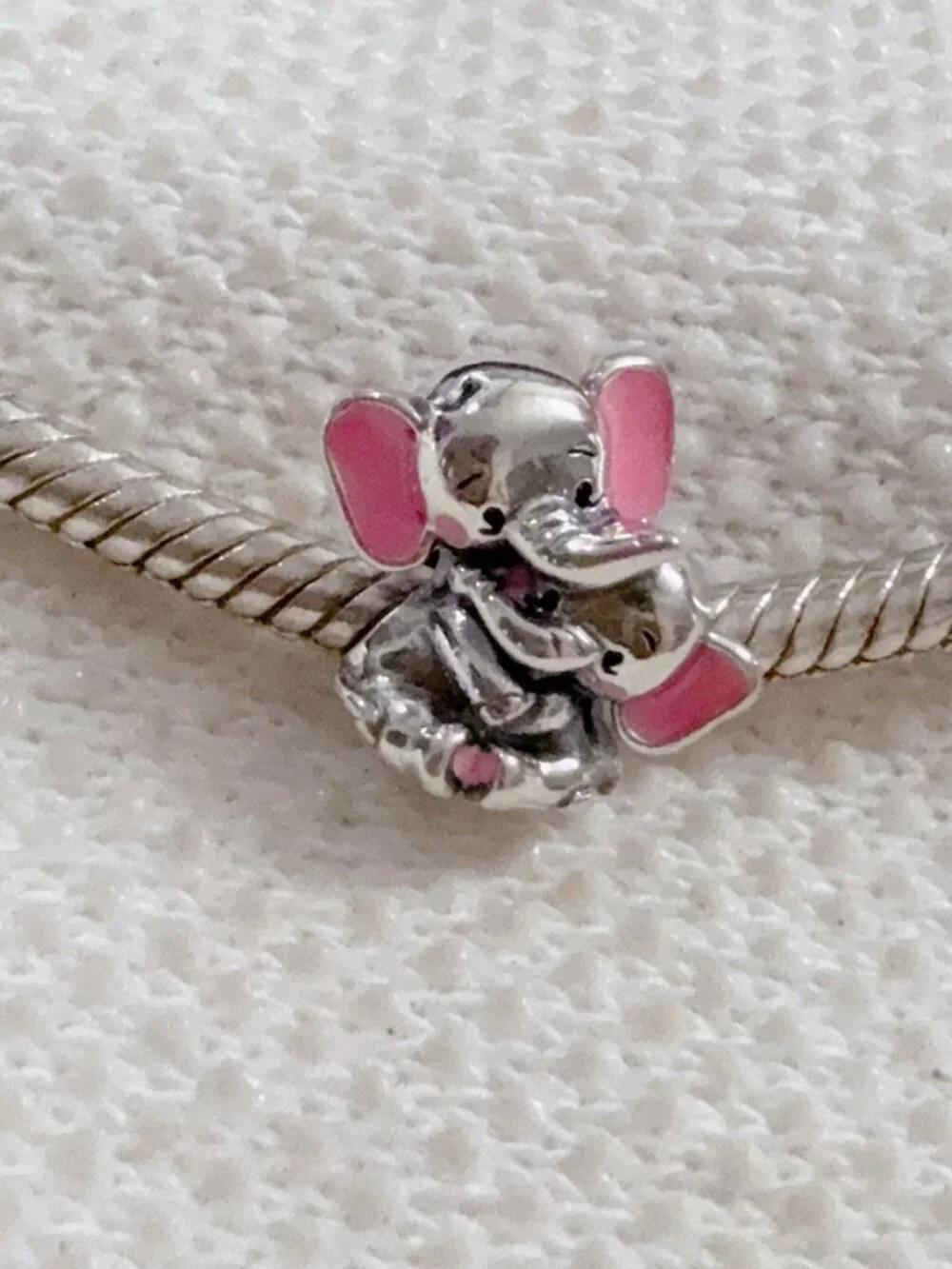 Elephant Mom With Baby Charm Silver Charm For Pandora Bracelet Necklace